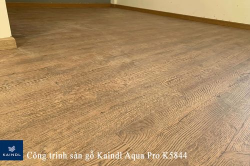 Thi công lắp đặt sàn gỗ kaindl k5844