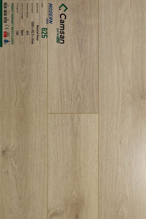 Sàn gỗ camsan 625 8mm
