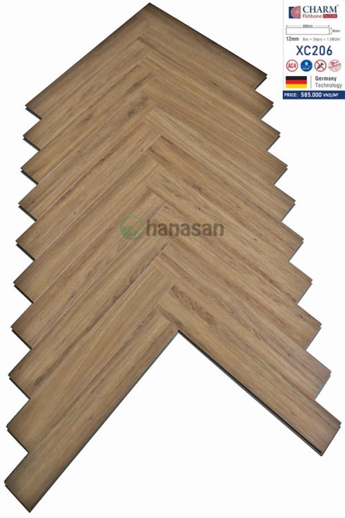 sàn gỗ xương cá charm wood xc 206