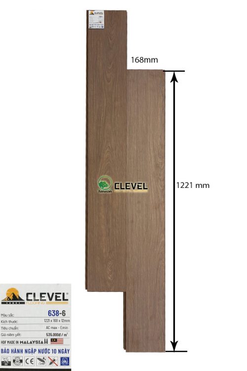 sàn gỗ clevel 638-6