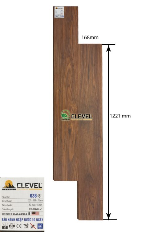 sàn gỗ clevel 638-8