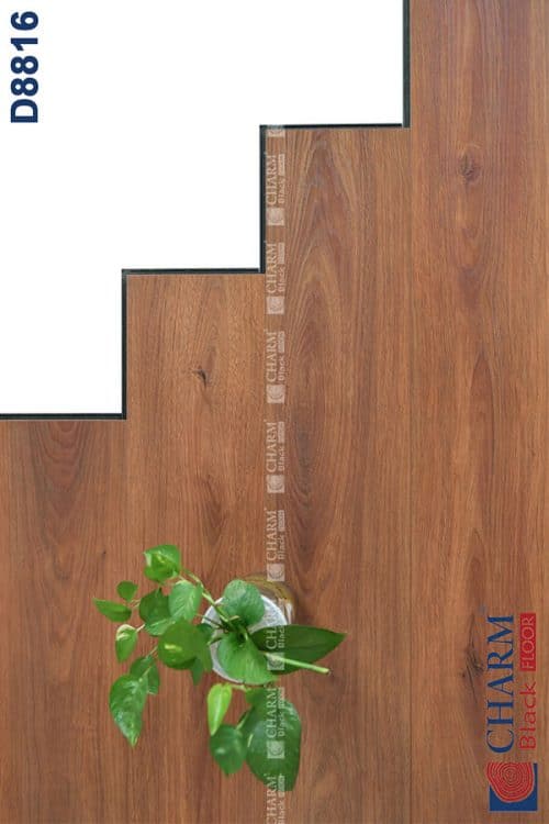 Sàn gỗ charm wood d8816 cốt đen