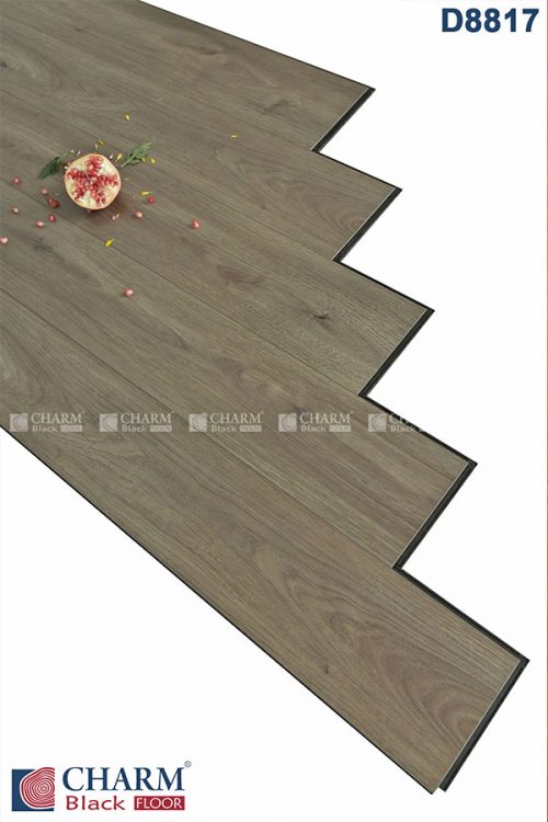 Sàn gỗ charm wood d8817 cốt đen