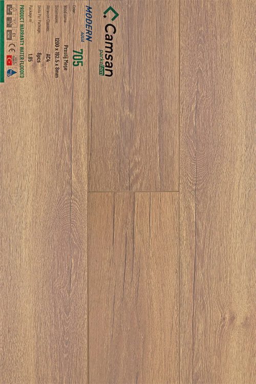 Sàn gỗ camsan 705 8mm