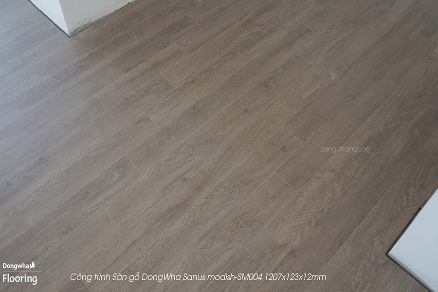 hình ảnh công trình sàn gỗ sanus modish sm 004