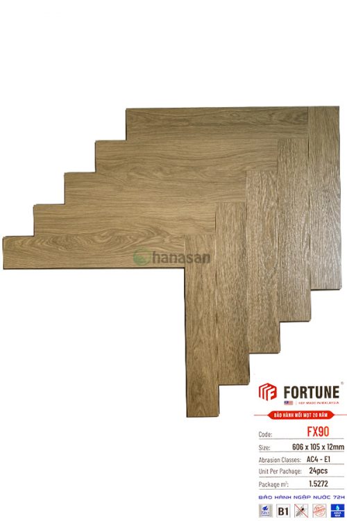 sàn gỗ xương cá fortune fx90