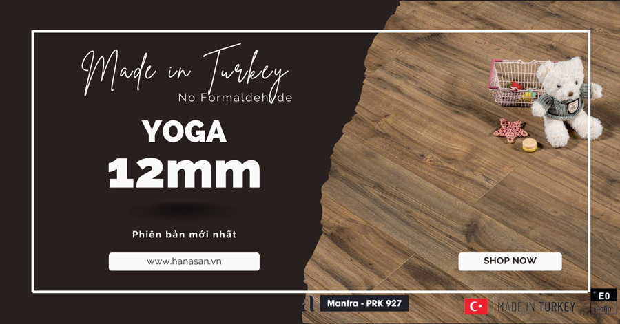sàn gỗ yoga 12mm