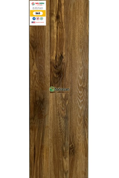 sàn gỗ wilson s63 cốt xanh 12mm