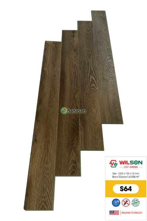 sàn gỗ wilson s64 cốt xanh 12mm