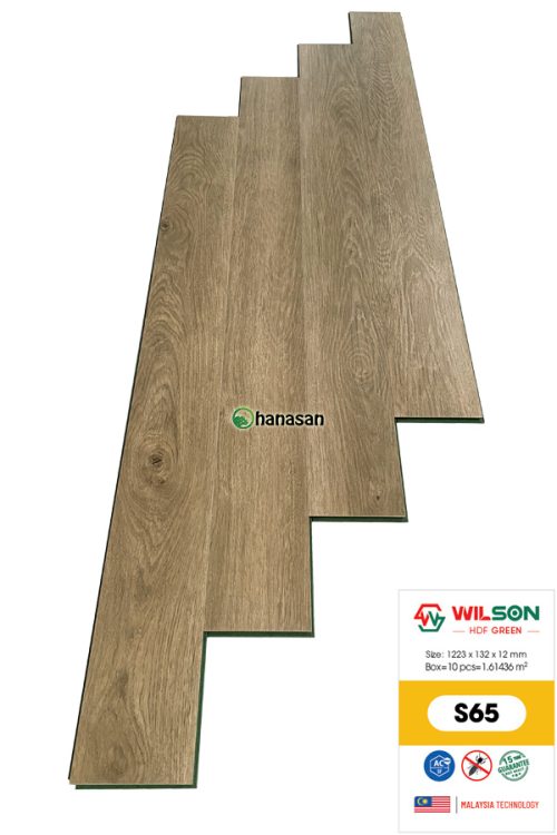 sàn gỗ wilson s65 cốt xanh 12mm