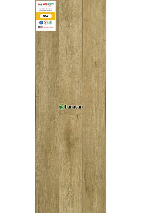 sàn gỗ wilson s67 cốt xanh 12mm