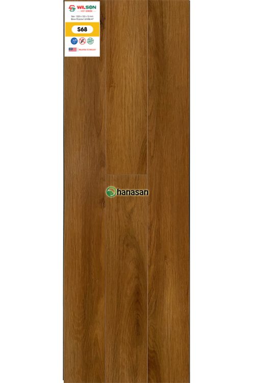 sàn gỗ wilson s68 cốt xanh 12mm