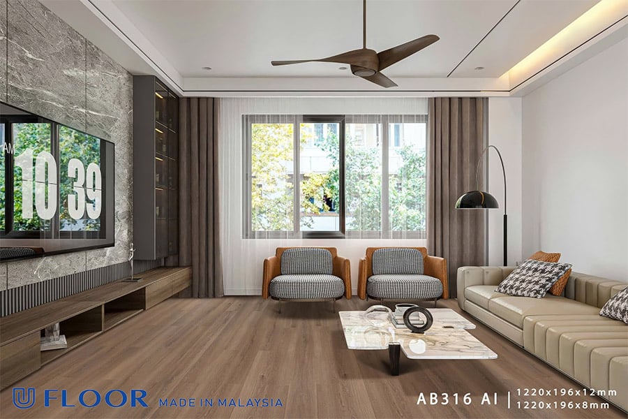 sàn gỗ ufloor ab316 12mm