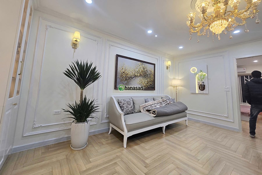 Thi công sàn gỗ xương cá wilson s3161