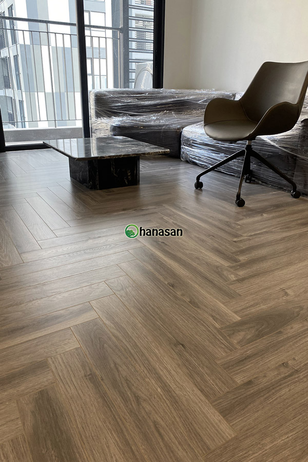 sàn gỗ xương cá màu ghi wilson S3162