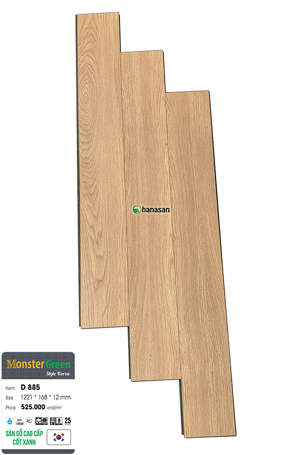 sàn gỗ monster green D885