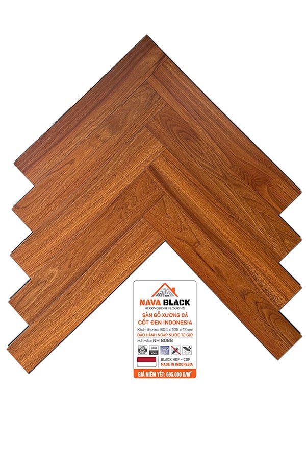 sàn gỗ xương cá navablack nh 8088