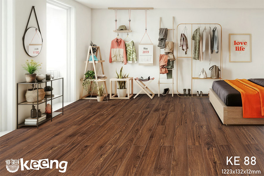 hình ảnh hoàn thiện sàn gỗ keeng ke88