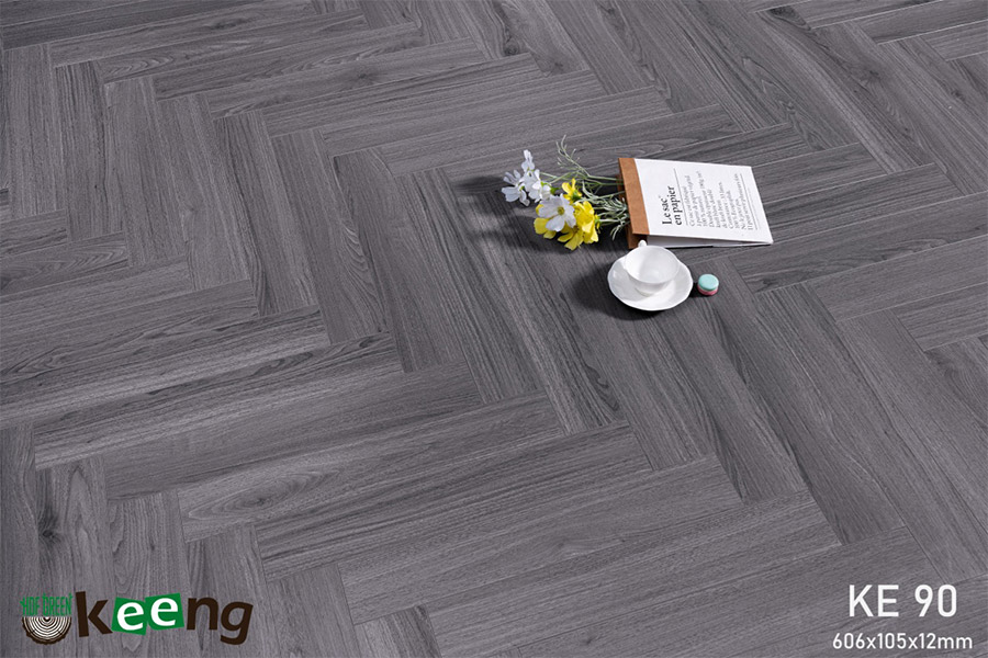 sàn gỗ xương cá keeng KE90