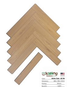 sàn gỗ xương cá keeng KE96